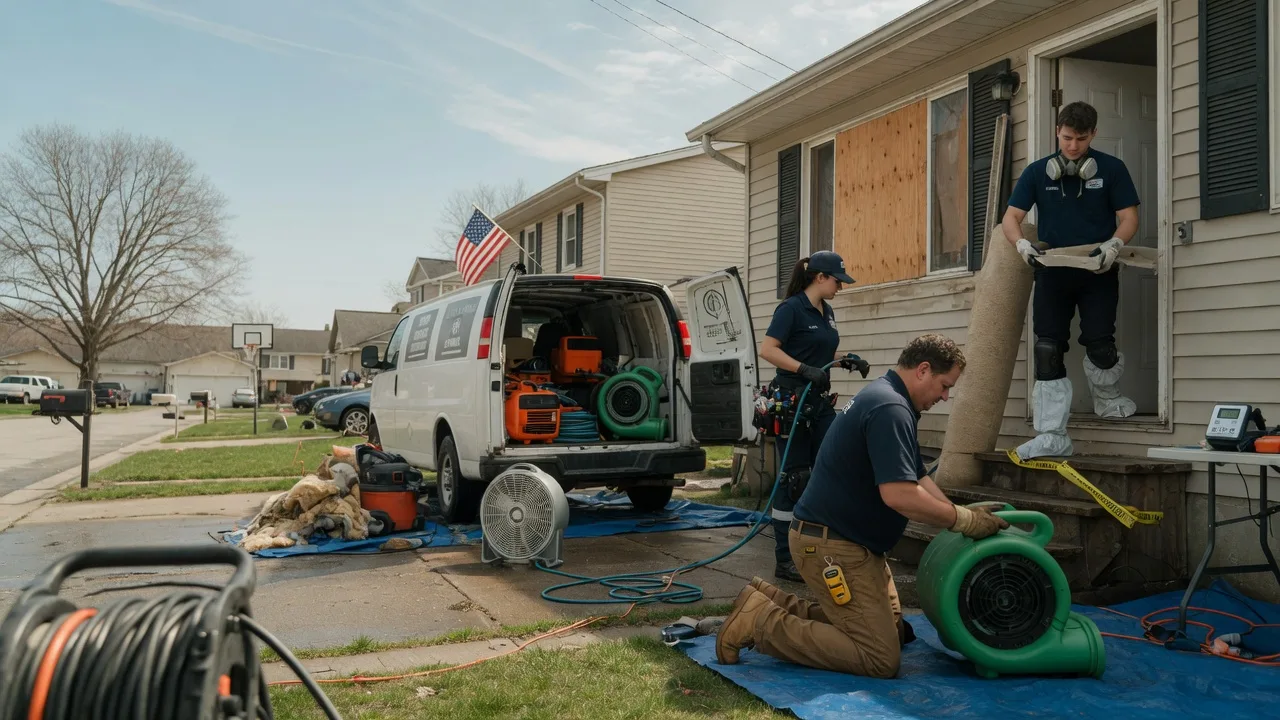 Water Damage Restoration in Hop Bottom, PA near me